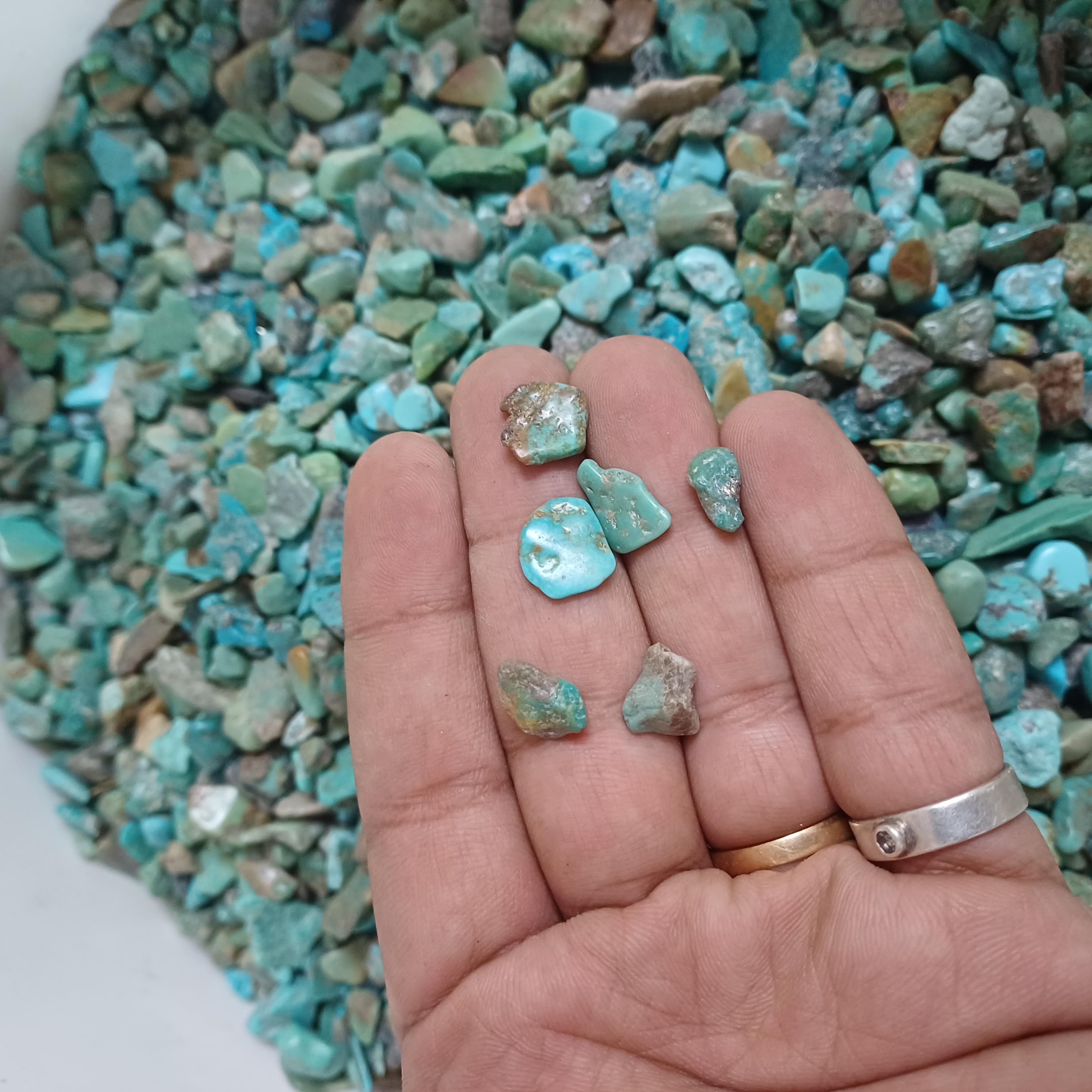 turquoise , rough , stabilized , natural