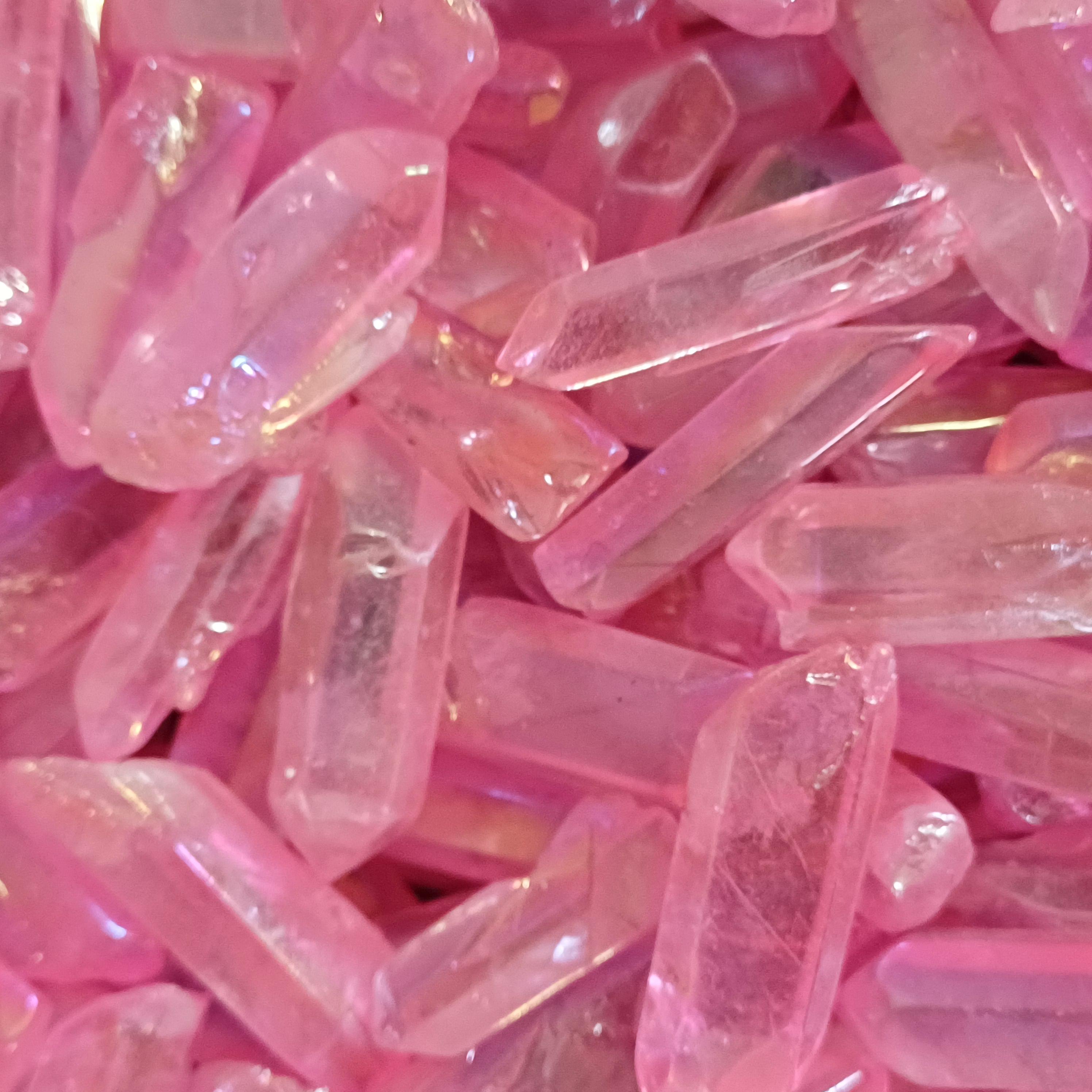 aura crystals , aura pencils , coated aura crystals , healing , energy , natural , pencils , crystals