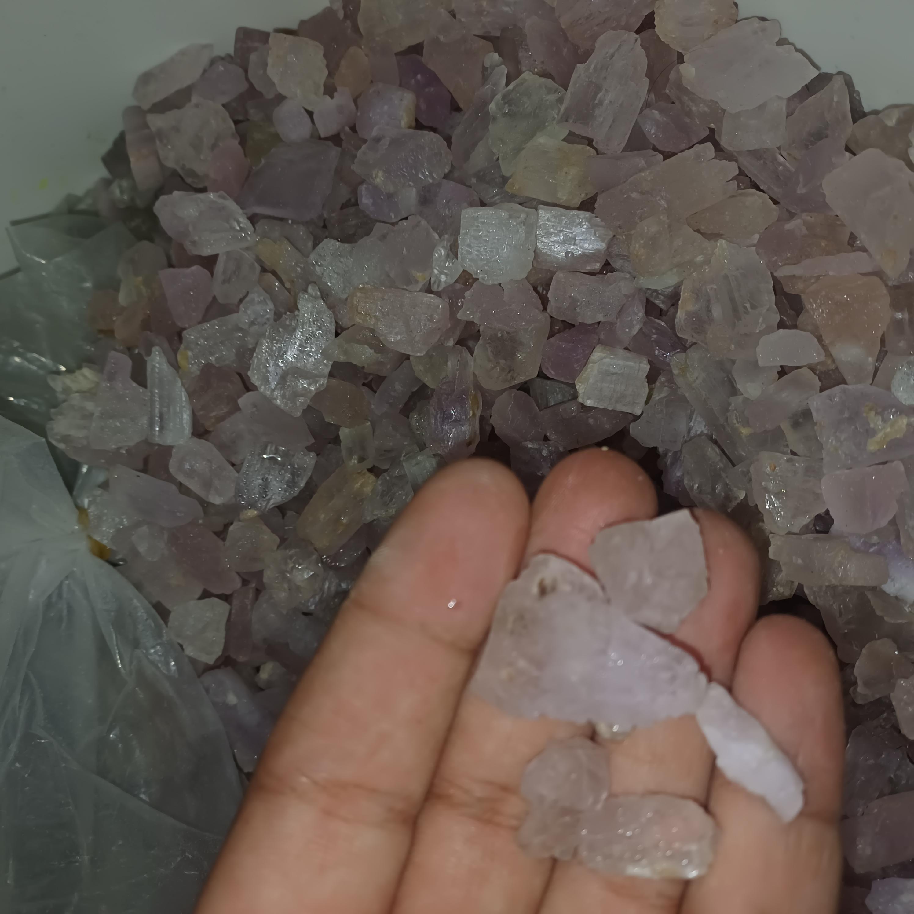 natural  , kunzite, healing , rough